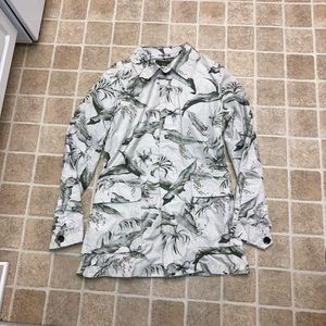 Scotch & Soda Jungle Trench Coat Jacket Mid Length Size L